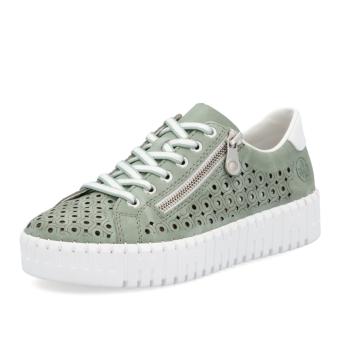 Dámské tenisky RIEKER M8300-52 zelená S5