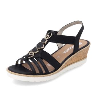 Dámské sandály REMONTE R6264-00 černá S6