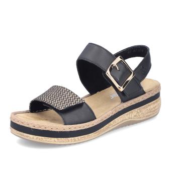 Dámské sandály RIEKER V0951-00 černá S6