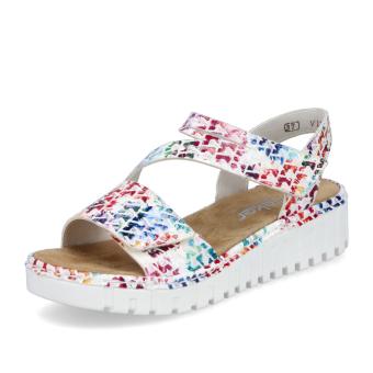 Dámské sandály RIEKER V1364-90 bílá S5