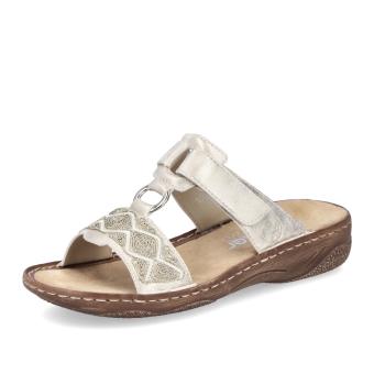 Dámské nazouváky RIEKER V2864-60 béžová S5