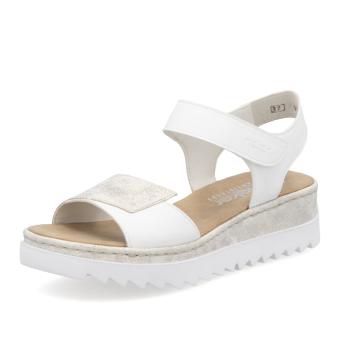 Dámské sandály RIEKER V4476-80 bílá S6