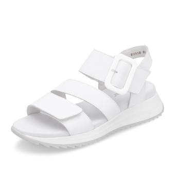 Dámské sandály RIEKER W2950-80 bílá S5