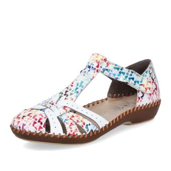 Dámské sandály RIEKER M1650-92 bílá S5