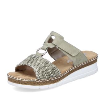 Dámské nazouváky RIEKER V1243-52 zelená S5