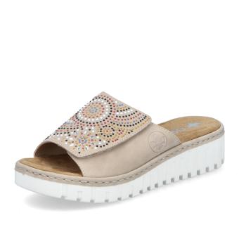 Dámské nazouváky RIEKER V1395-62 béžová S6