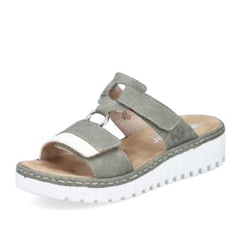 Dámské nazouváky RIEKER V1396-52 zelená S5