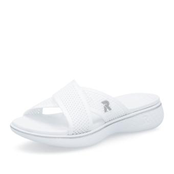 Dámské nazouváky RIEKER V2105-80 bílá S5