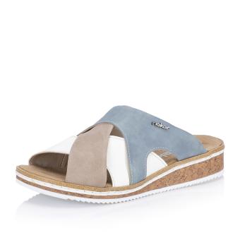 Dámské nazouváky RIEKER V3683-90 modrá S5