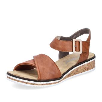 Dámské sandály RIEKER V3691-22 hnědá S6