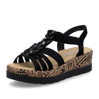 Dámské sandály RIEKER V3902-00 černá S6