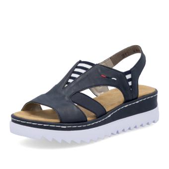 Dámské sandály RIEKER V44Y5-14 modrá S6