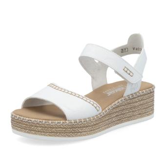 Dámské sandály RIEKER V4555-80 bílá S5