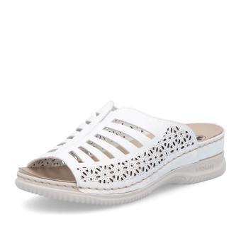 Dámské nazouváky RIEKER V7495-80 bílá S5