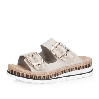 Dámské nazouváky RIEKER V7955-60 béžová S5