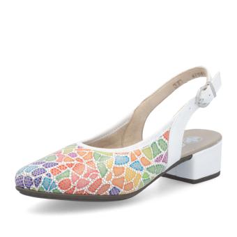 Dámské lodičky RIEKER 47060-90 bílá S6