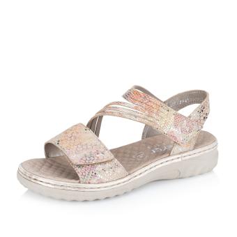 Dámské sandály RIEKER 60464-90 béžová S6