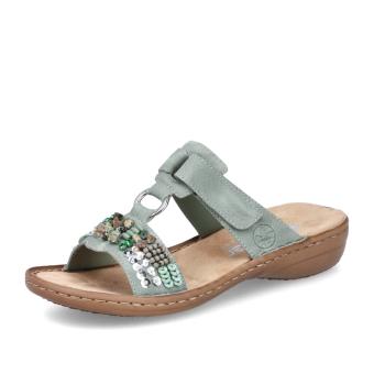 Dámské nazouváky RIEKER 60814-52 zelená S5