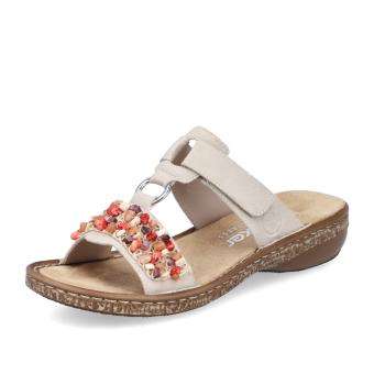 Dámské nazouváky RIEKER 62815-62 béžová S5