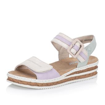 Dámské sandály RIEKER 62900-90 béžová S5