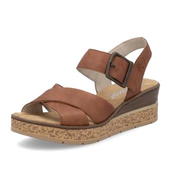 Dámské sandály RIEKER 63795-22 hnědá S6