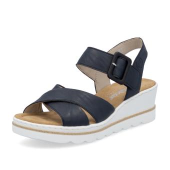 Dámské sandály RIEKER 67463-14 modrá S5