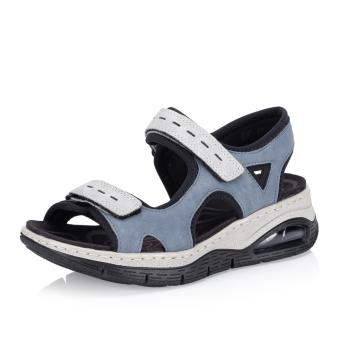 Dámské sandály RIEKER 67666-10 modrá S5