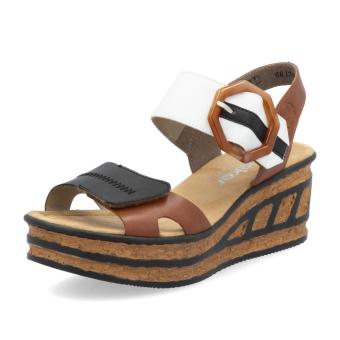 Dámské sandály RIEKER 68176-24 hnědá S5