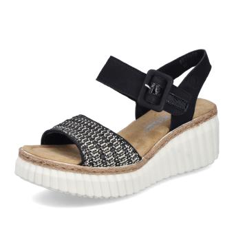 Dámské sandály RIEKER 69176-00 černá S5