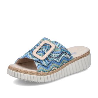 Dámské nazouváky RIEKER 69253-90 modrá S5