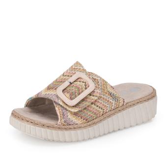 Dámské nazouváky RIEKER 69253-91 béžová S6