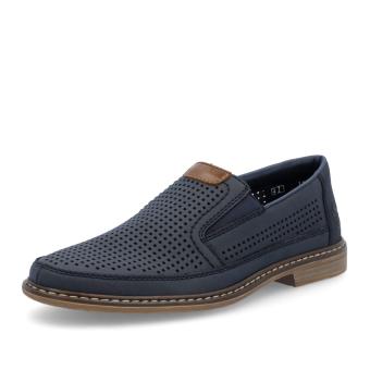 Pánské mokasíny RIEKER 13459-14 modrá S6