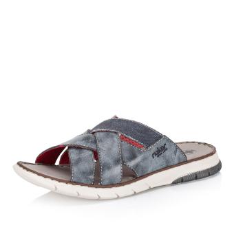 Pánské nazouváky RIEKER 25290-14 modrá S5