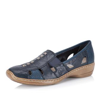 Dámské mokasíny RIEKER 41385-15 modrá S6