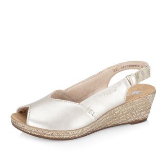 Dámské sandály RIEKER 62462-90 zlatá S5