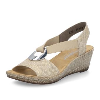 Dámské sandály RIEKER 624H6-93 béžová S5