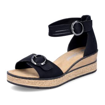 Dámské sandály RIEKER 63780-00 černá S6