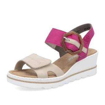 Dámské sandály RIEKER 67476-31 béžová S5