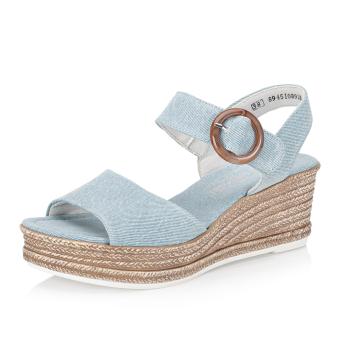 Dámské sandály RIEKER 68763-10 modrá S5