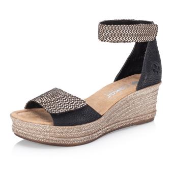 Dámské sandály RIEKER 68793-00 černá S5