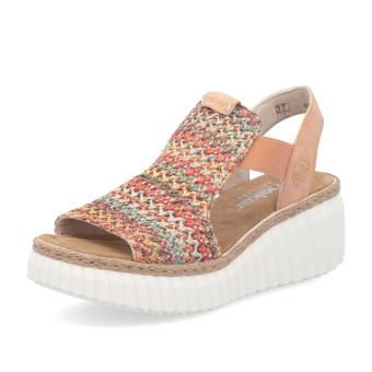 Dámské sandály RIEKER 69172-92 oranžová S6