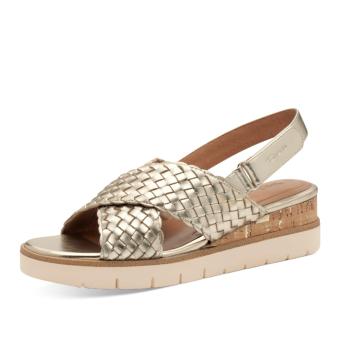 Dámské sandály TAMARIS 28251-44-933 zlatá S5