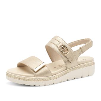 Dámské sandály TAMARIS 28264-44-179 zlatá S5