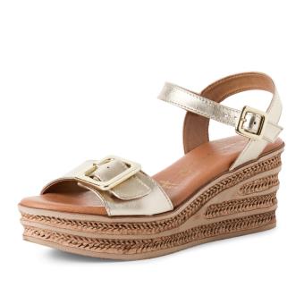 Dámské sandály TAMARIS 28310-44-965 zlatá S5