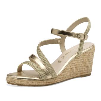 Dámské sandály TAMARIS 28323-44-940 zlatá S5