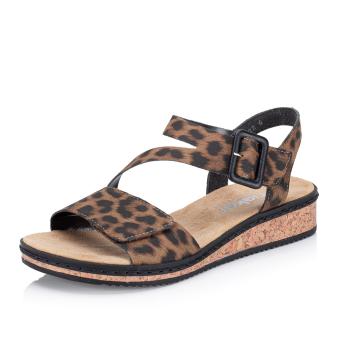 Dámské sandály RIEKER V3660-90 hnědá S5