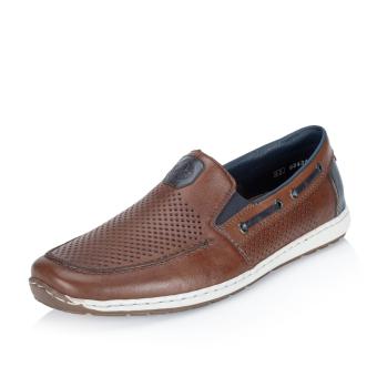 Pánské mokasíny RIEKER 08867-25 hnědá S6