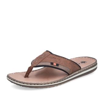 Pánské žabky RIEKER 21084-23 hnědá S6