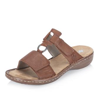 Dámské nazouváky RIEKER 60885-24 hnědá S6