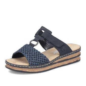 Dámské nazouváky RIEKER 62943-14 modrá S6